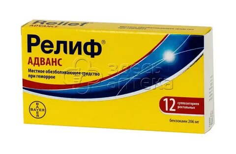 Аптека релиф свечи