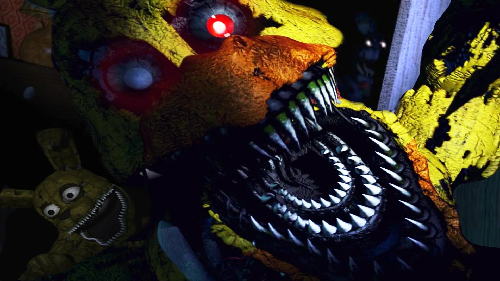 Игру 5 ночей с фредди 4. Фиве Нигхт АТ Фредди. Five Nights at Freddy's 4 Фредди скримеры.