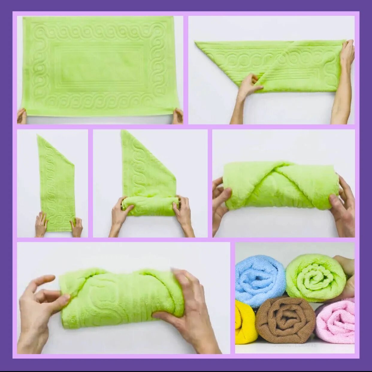 Складывание полотенец в рулонах. Компактно сложить полотенца. Как свернуть полотенце. Как свернуть полотенце. Как свернуть полотенце.
