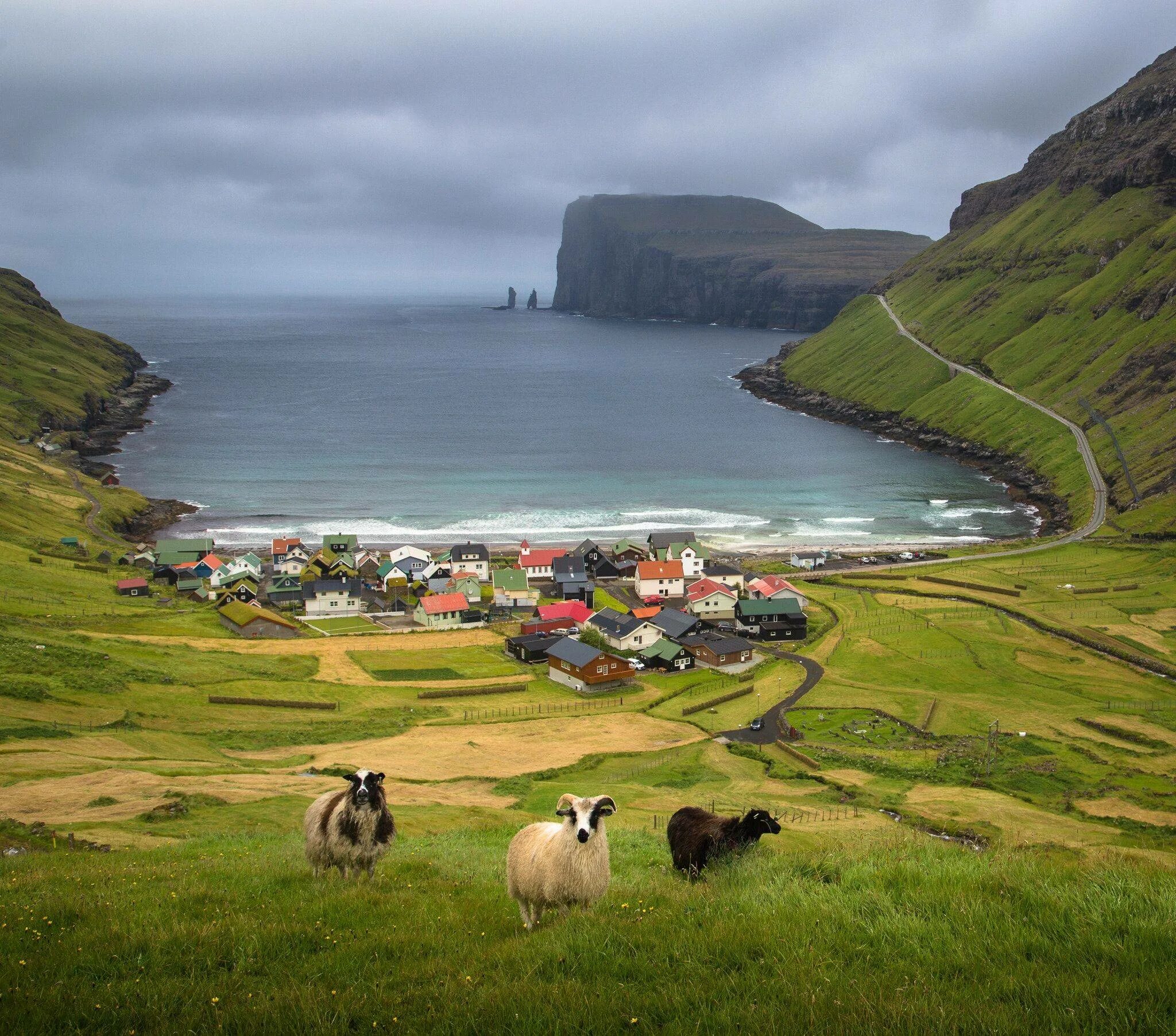 Самый большой остров в дании. Фарерские острова Рейкьявик. Исландия Фарерские острова.