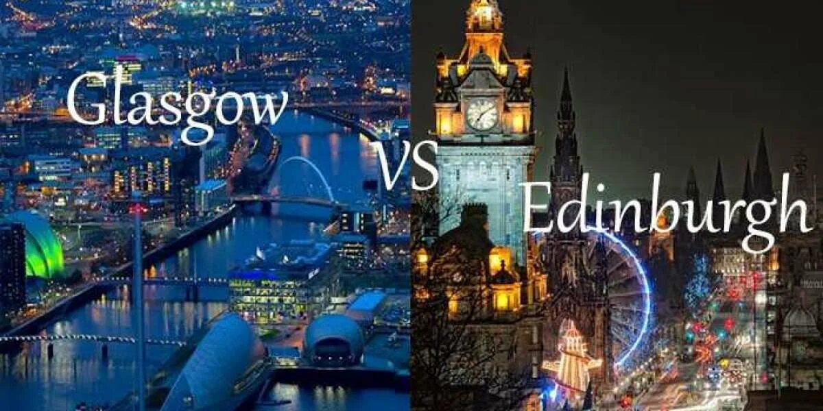 Glasgow and Edinburgh. Эдинбург или Глазго. Факты про Эдинбург и Глазго. Шотландия Глазго и Эдинбург различия. Glasgow перевод