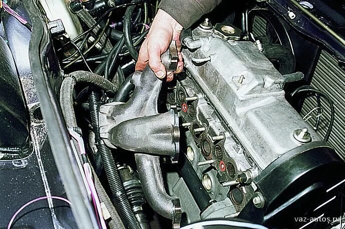 Новый коллектор и приемная труба Lada 21099, 1,5 л, 2000 года запчасти DRIVE2