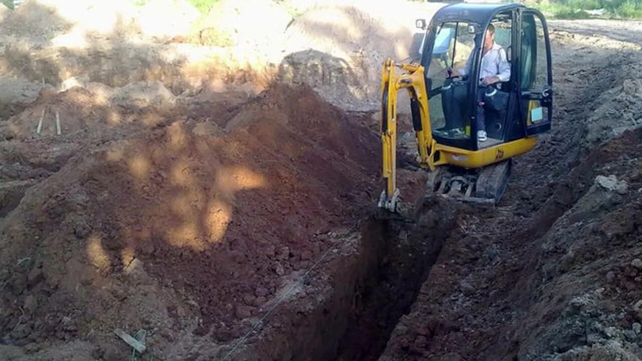Разработка котлованов вручную