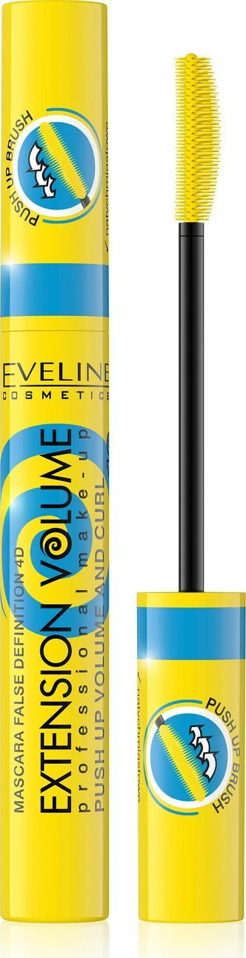 Eveline extension volume. Тушь для ресниц еveline Extension Volume. Тушь Эвелин пуш ап 10. Тушь Eveline Push up x10. Тушь для ресниц Eveline Extension Volume.