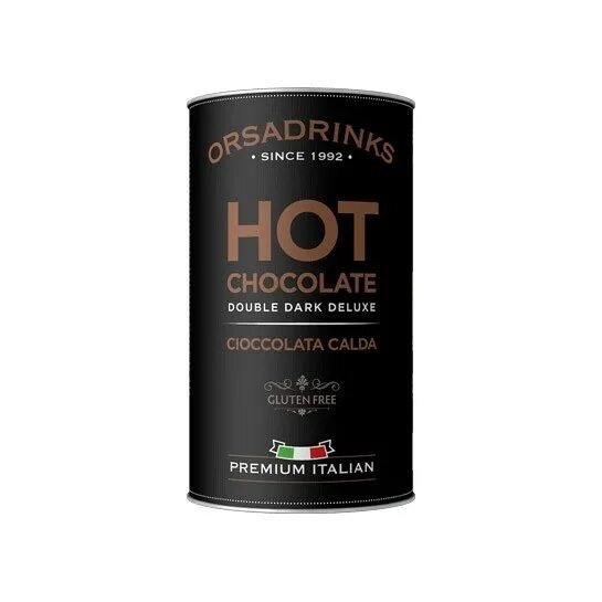 Дабл дарк. Смесь сухая для приготовления напитков ODK горячий шоколад. Шоколад Double Tree. Hot Chocolate Orsadrinks. Since 1992.