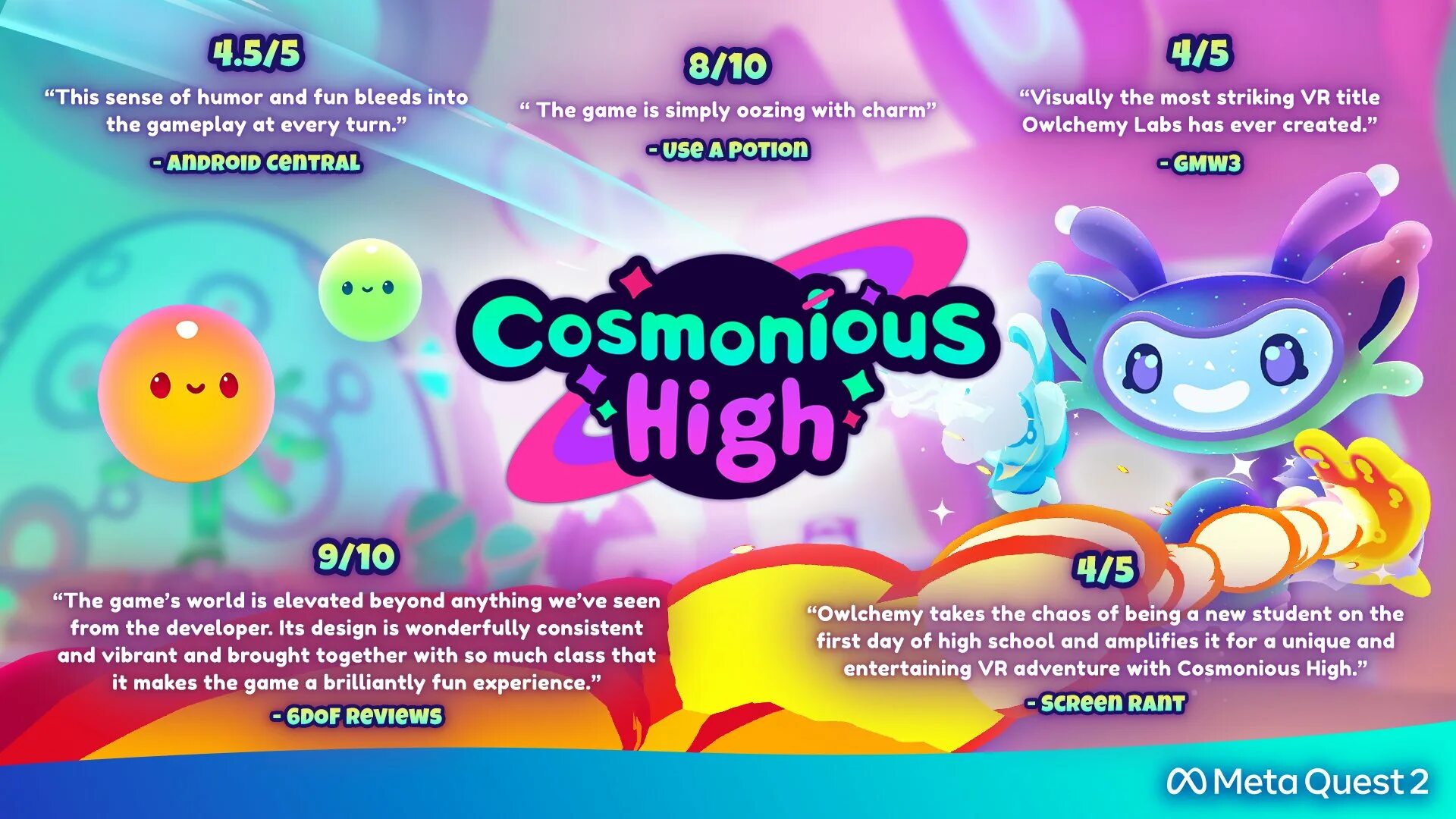 Cosmonious High. Cosmonious High VR. Meta Quest 3. Cosmonious High fanart.