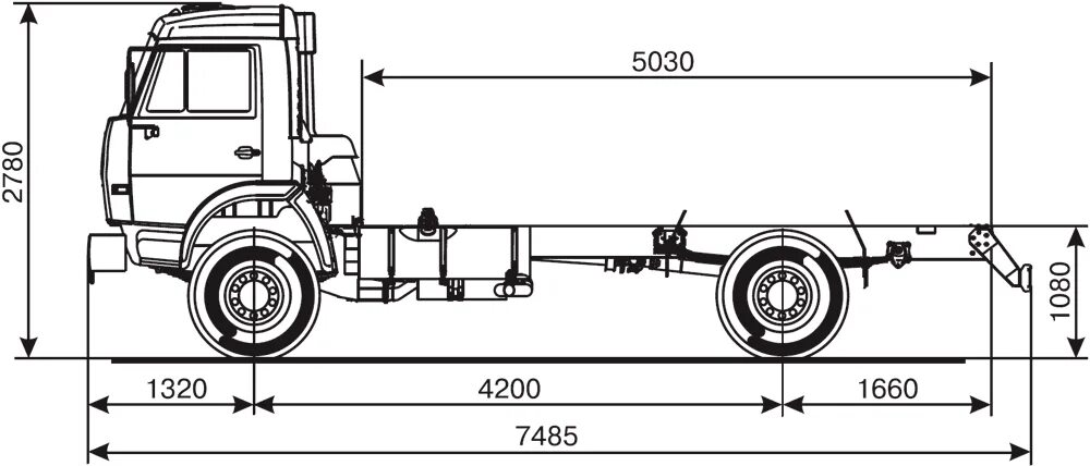 4200 1400. КАМАЗ 43253 шасси. Схема шасси КАМАЗ 43253. КАМАЗ 43253 нагрузка по осям. КАМАЗ- 43253/ 4х2 чертёж.