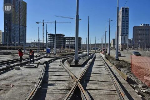 Трамвай в академическом районе екатеринбурга