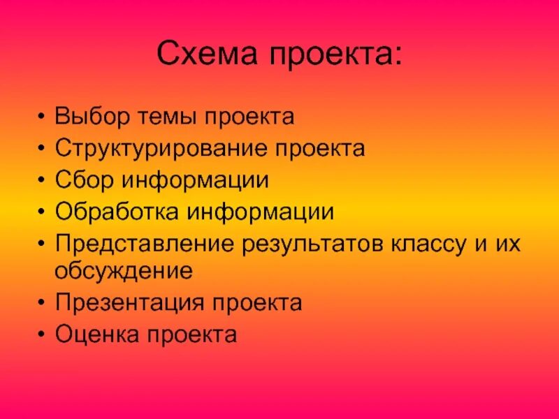 Проектная методика обучения иностранным языкам