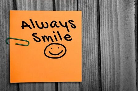 Always smile