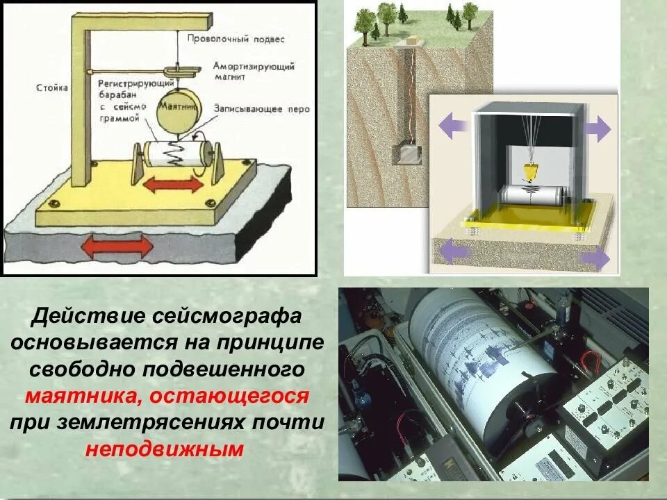 Прибор для землетрясения как называется