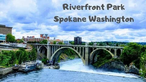 bridge, riverfront park spokane, falls, spokane river, tourist destination,...