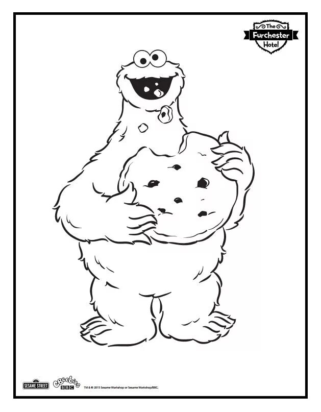 C is for cookie. Куки монстр раскраска. смешные монстры раскраска. cookie monster рисунок. добрый монстр раскраска.
