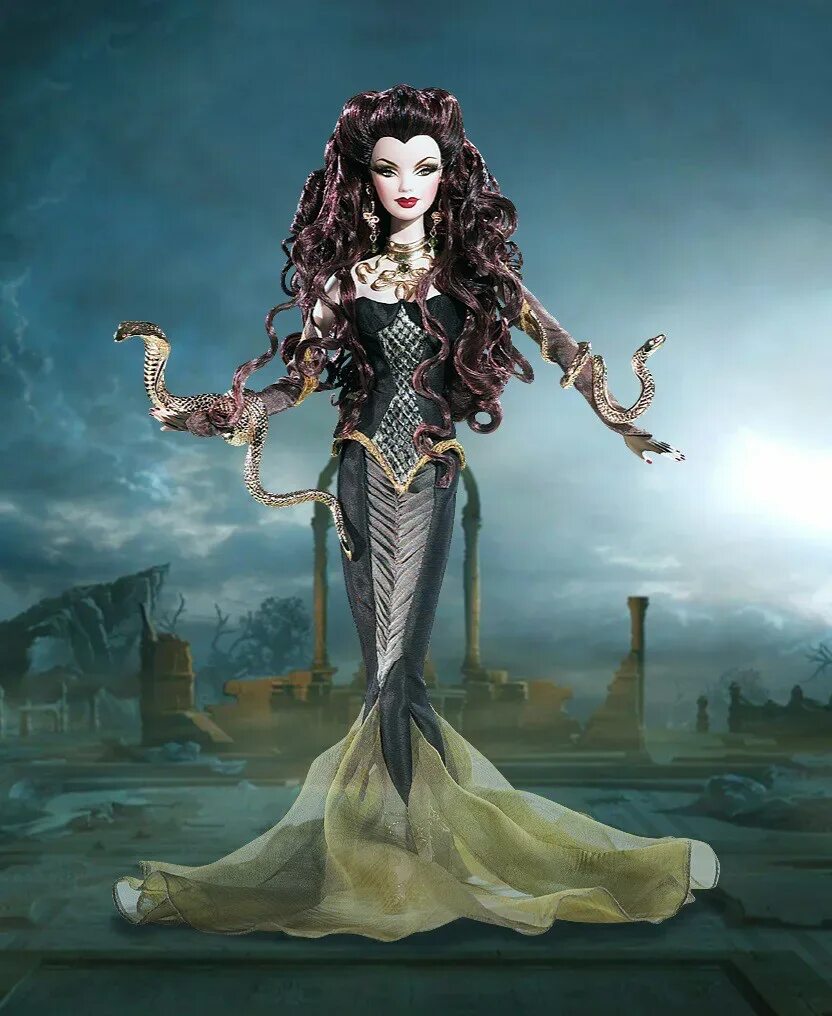 Большая кукла медуза горгона. Кукла коллекционная. Куклы mattel медуза. Ооак медуза горгона. Кукла медуза горгона.