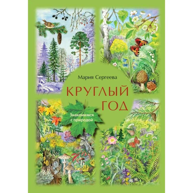 Круглый год русский. Круглый год. Книга круглый год. Круглый год знакомимся с природой Сергеева. Читаем книги круглый год.