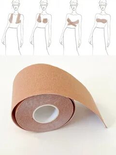 how to use boob tape.