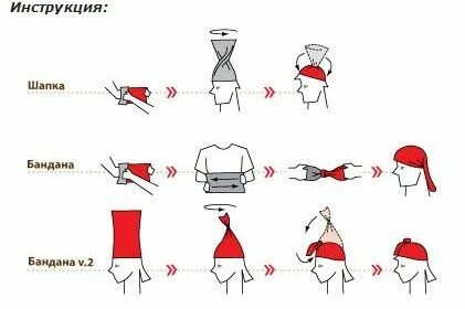 Как завязать шарф как балаклаву