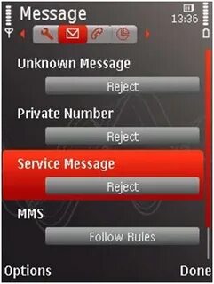 Unknown message