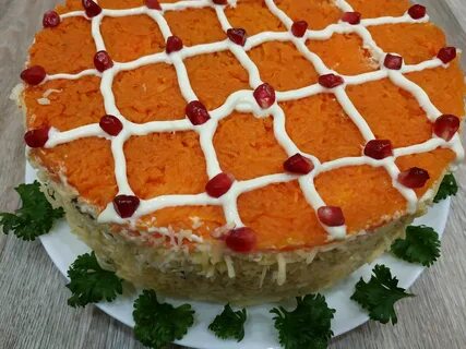 Торт из моркови и майонеза