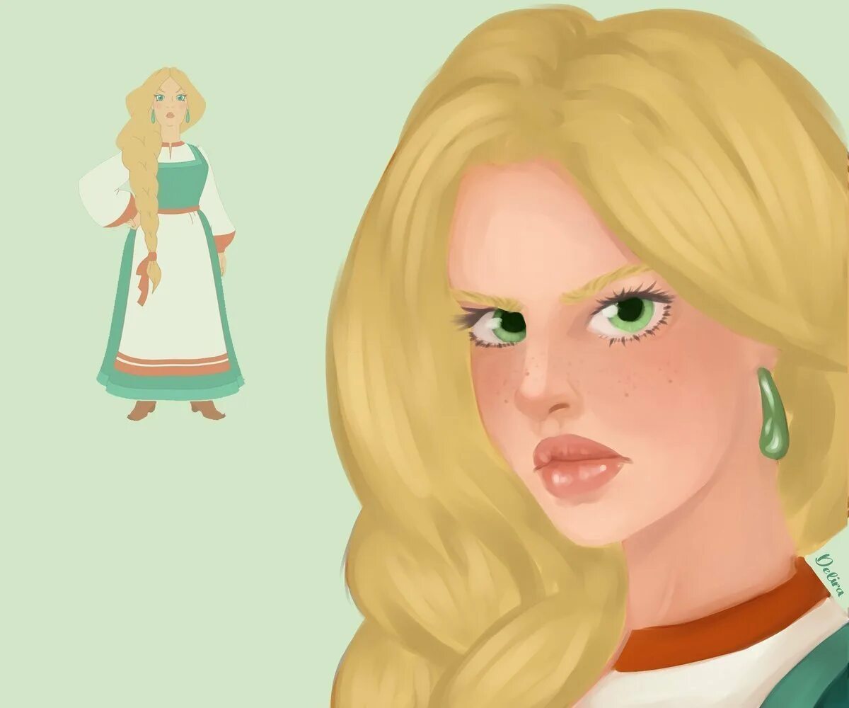 Жена добрыни