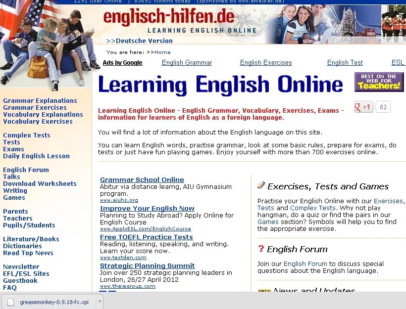 English forum