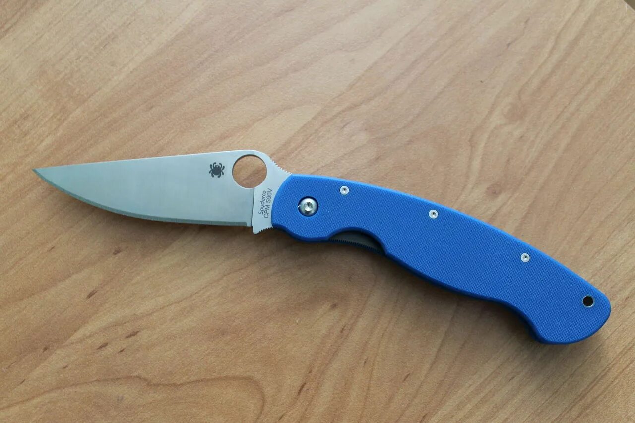10 cpm. Cpm s90v military blue. cpm s90v. spyderco military m4. cpm s30v.