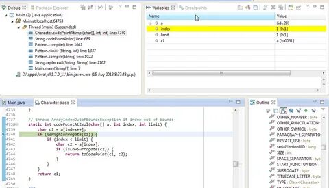 Source code variable