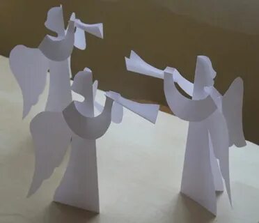 Ангел из бумаги своими руками для детей