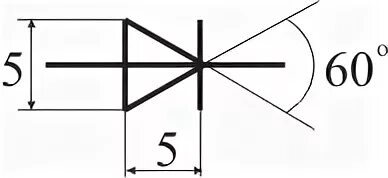 Диод Уго Размеры. Диод схема ЕСКД. Светодиод Уго ГОСТ. Стабилитрон Размеры на схеме. Диод гост
