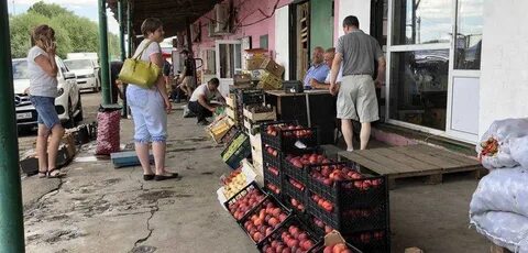 Овощной рынок в затоне