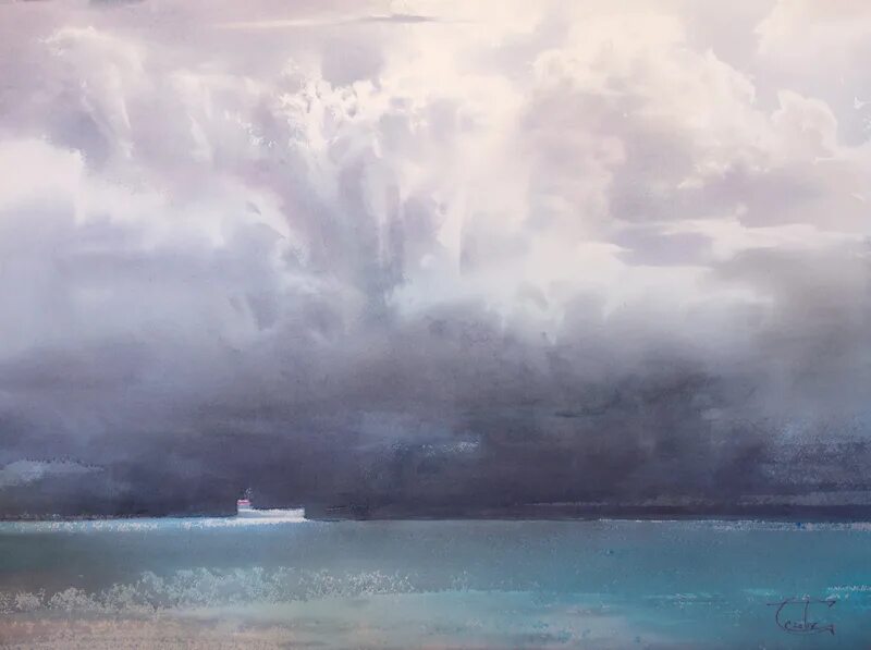 гул моря изредка прерываемый