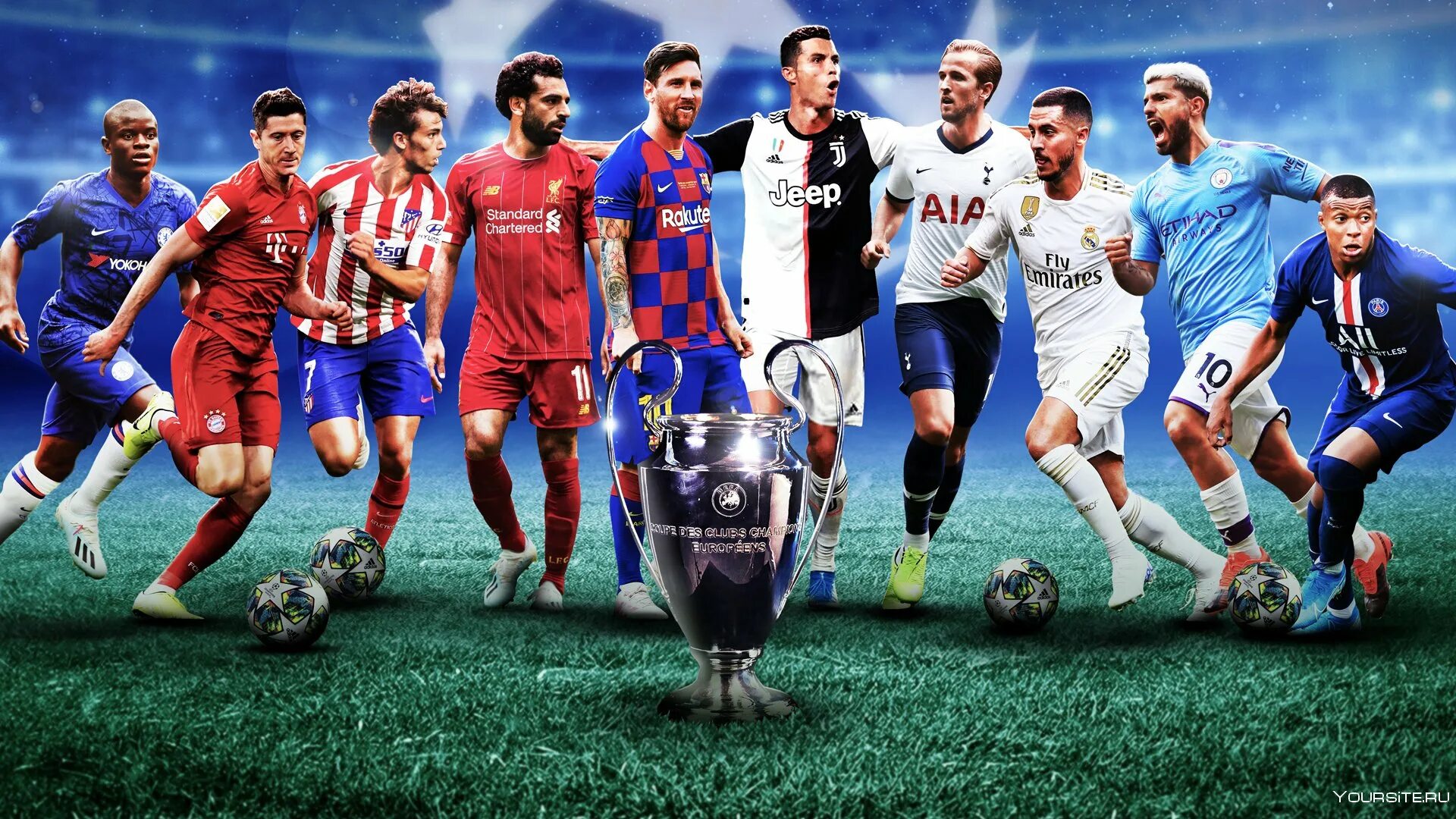 Все турниры по футболу в мире. Лига чемпионов УЕФА 2019/2020. Футбольные обои. Картинки футболистов. Футбольные обои для рабочего стола.