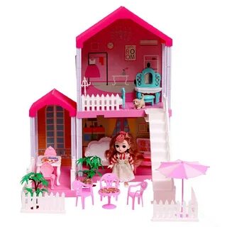 Дом для кукол «Дом принцессы» с мебелью и аксессуарами. 