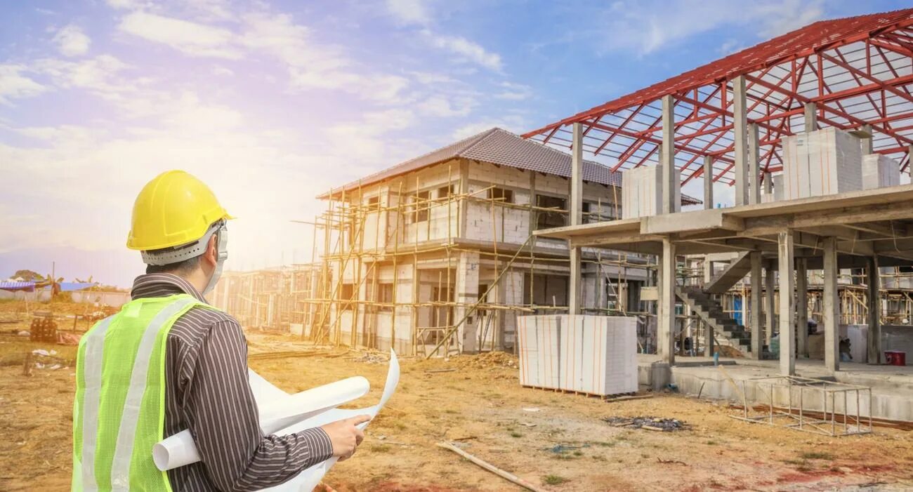 En construction. Процесс стройки. Строительно монтажные работы. Стропальщик. Стройка (en construccion).