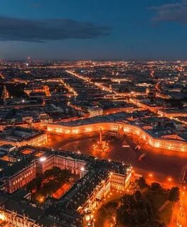 Центр питера ночью