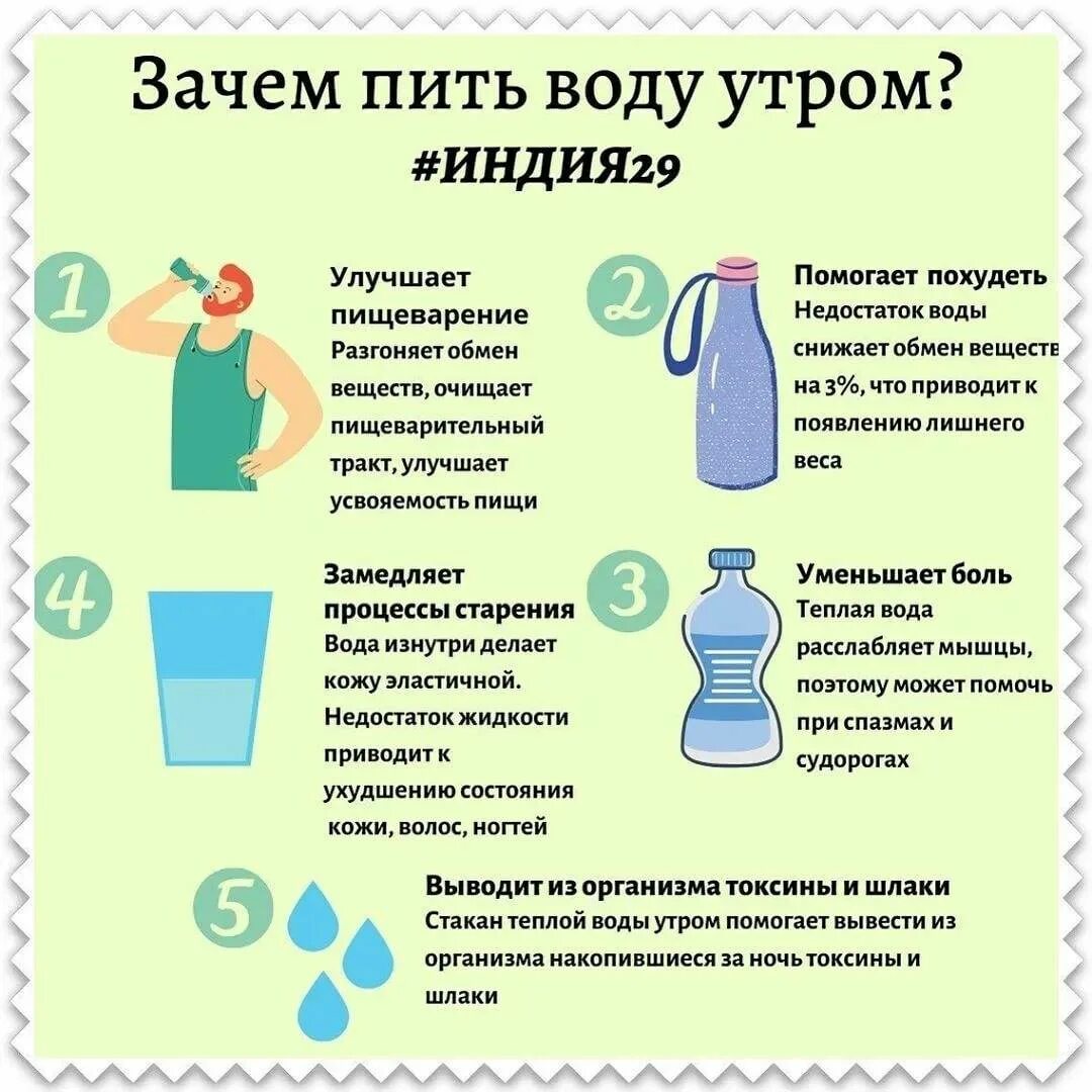 Польза воды. Рекомендации по питью воды. Утром пить теплую воду. Польза тёплой воды для организма.