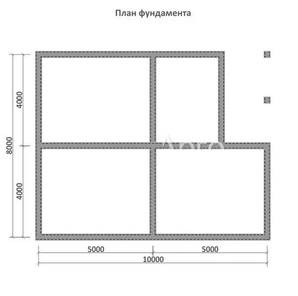 Сколько стоит фундамент 10 10