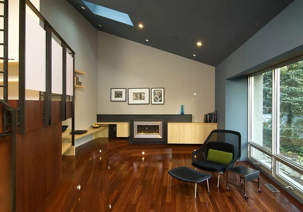 Black Painted Ceiling