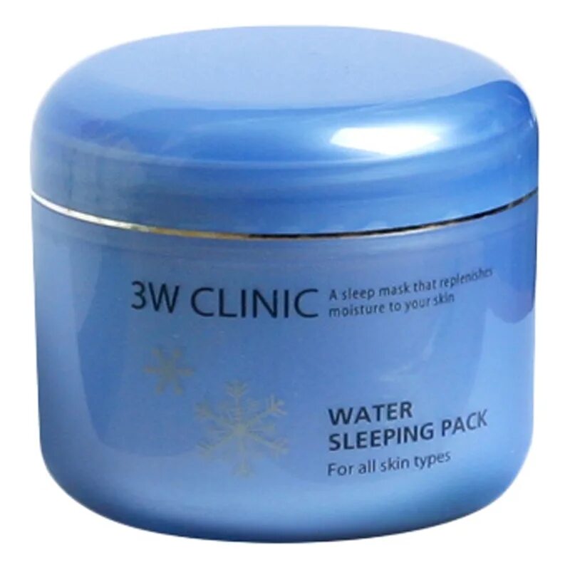 Увлажняющая ночная маска для лица. Маска ночная для лица 100 ml 3w clinic. 3w clinic water sleeping pack, 100 мл. ночная маска для лица - water sleeping pack [3w clinic]. 3w маска для лица &quot;water sleeping pack [collagen]&quot;, 100мл.