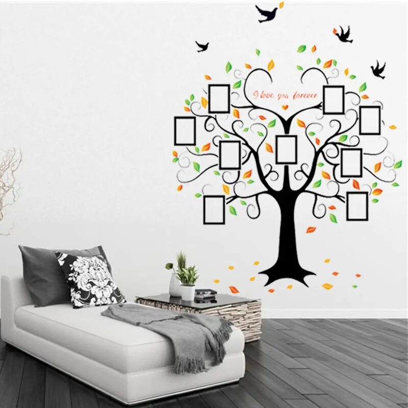 Декор из дерева на стену с фоторамками. Декор на стену дерево с фоторамками. Дерево с фоторамками на стену. Дерево с фоторамками на стену. Наклейка на стену дерево с рамками для фотографий.