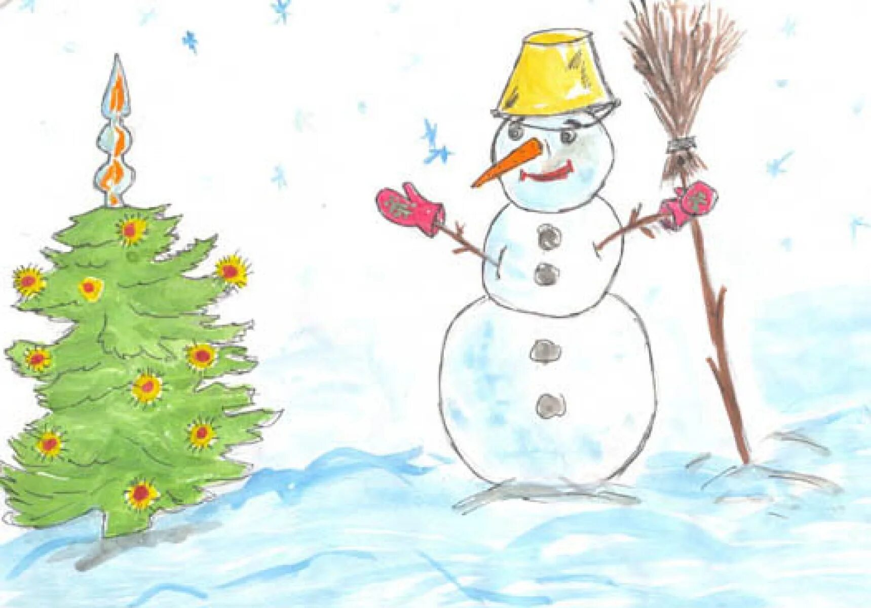 рисунки на новый год легкие. рисунок на тему новый год легкий. рисунок на выставку новый год. детский рисунок новый год. детские новогодние рисунки.