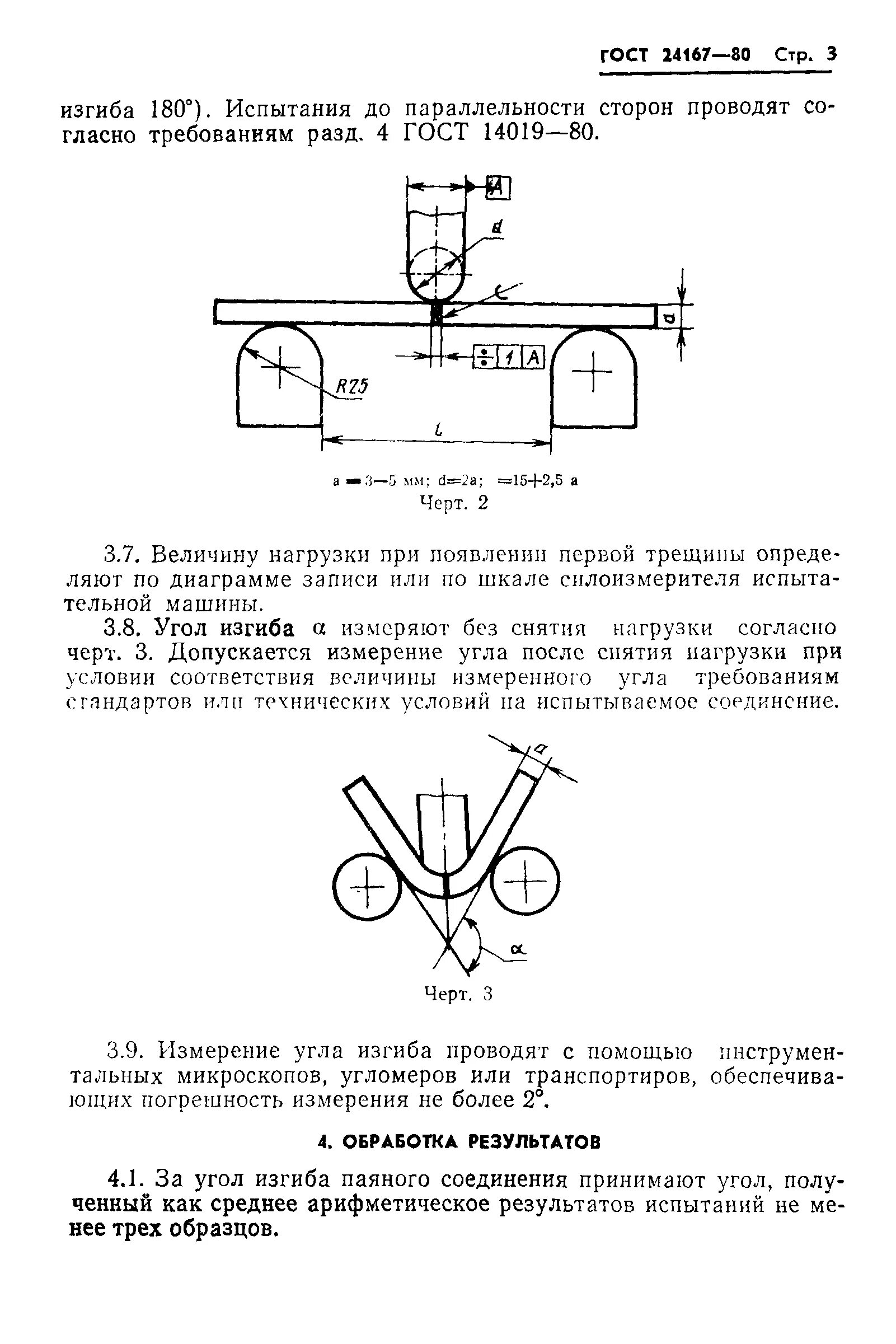 Метод испытания на изгиб