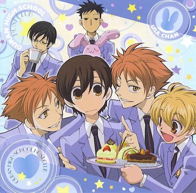 Ouran host club. Гостевой клуб лицея Оран плакат. Poster Ouran host Club.