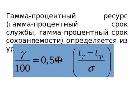 Гамма ресурс