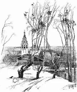 Грачи прилетели раскраска
