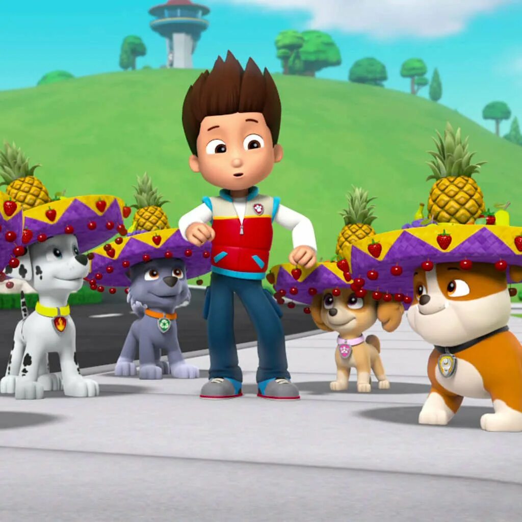 Патруль 3 2. Paw patrol ryder. щенячий патруль nick jr. paw patrol marshall рокки.