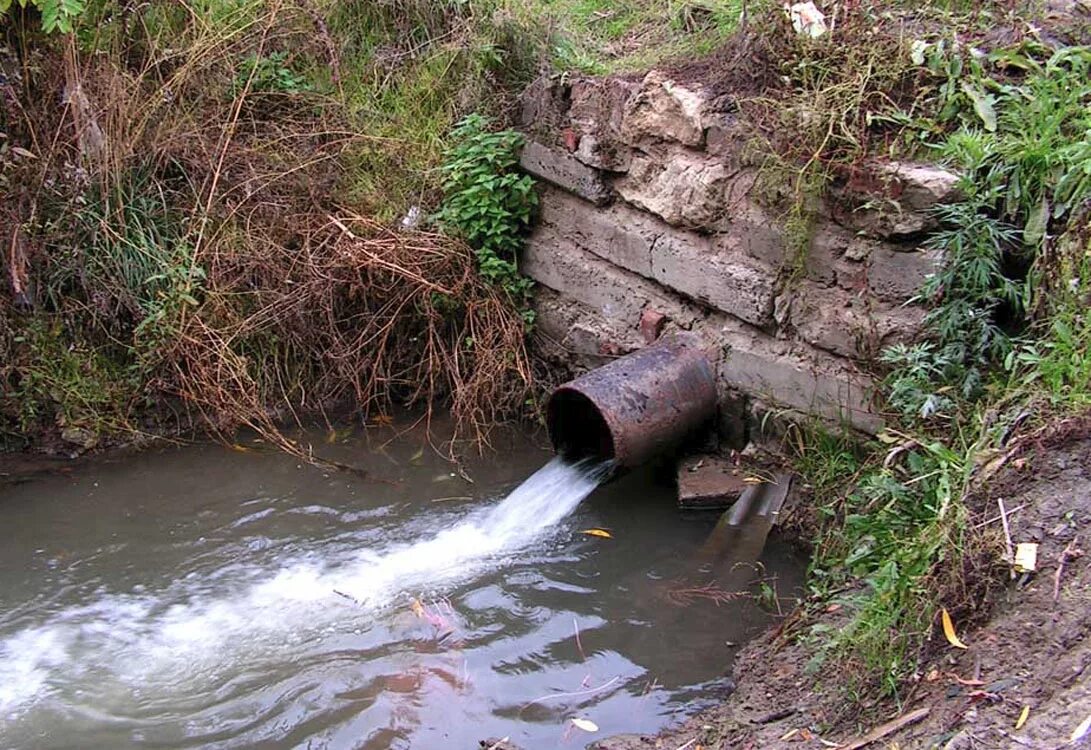 В реки и в дальнейшем. Канализация и сточные воды. Канализация в реку. Загрязнение рек. Сточные воды в реку.