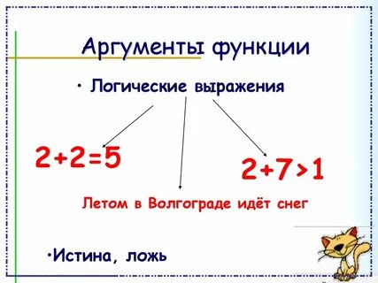 Когда меняем функцию