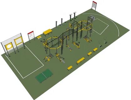 Устройство спортивной площадки