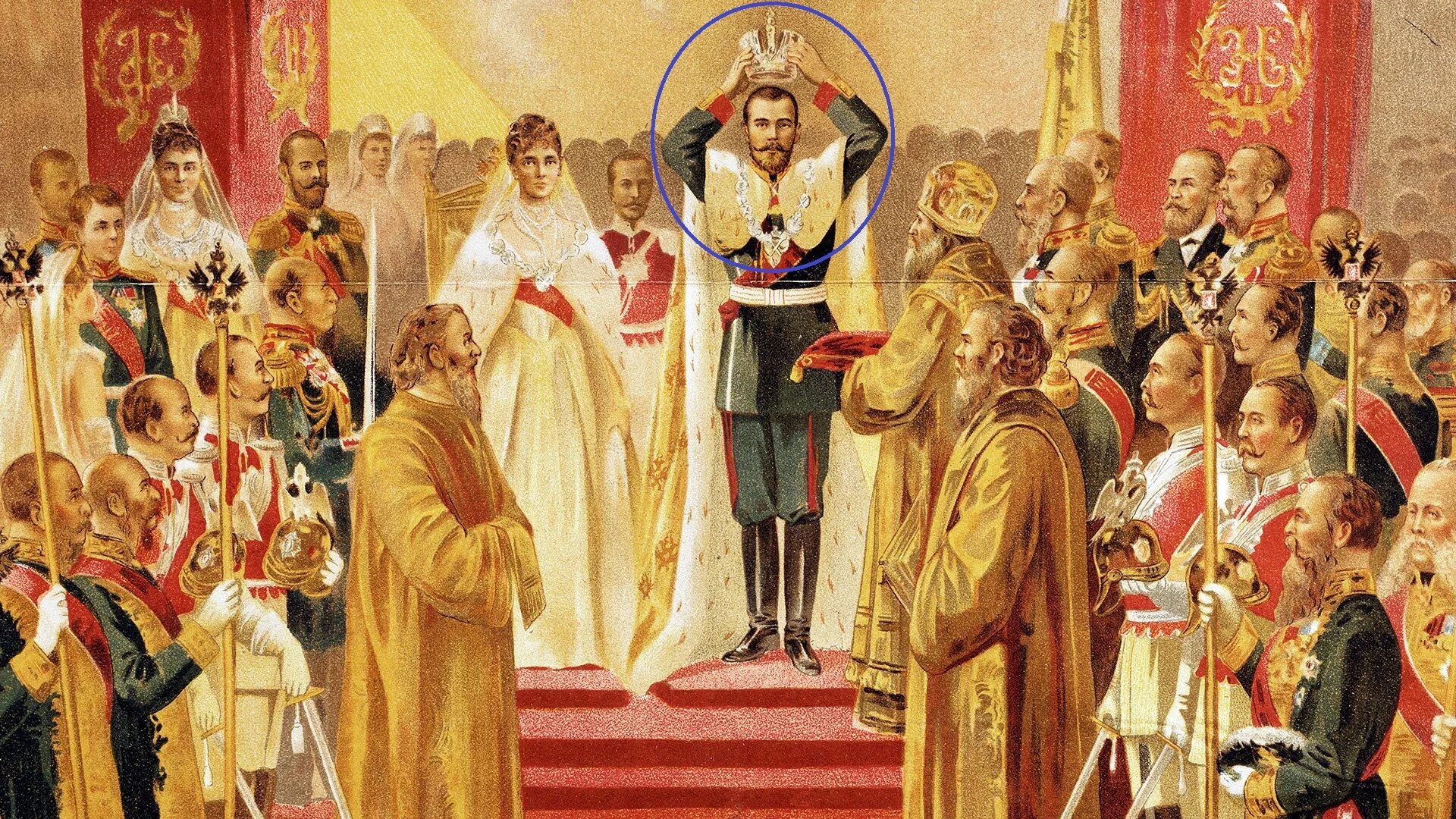 Венчание на царство Николая 2. Коронация императора Вильгельма. Назовите изображенного на картинке монарха